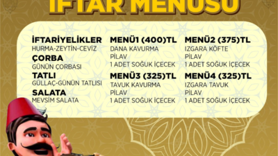 Uşak Belediyesi, Ramazan ayında sosyal tesislerinde dört farklı iftar menüsü