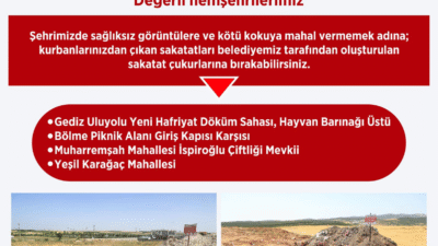Uşak Belediyesi, Kurban Bayramı’nda oluşacak sakatat atıkları için dört ayrı