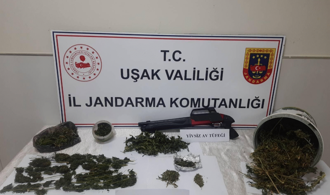 Uşak İl Jandarma Komutanlığı, Banaz’da düzenlediği operasyonda 828 gram kubar