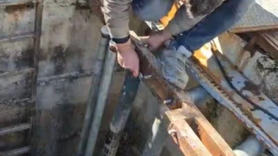 Uşak Eğitim ve Araştırma Hastanesi’nde terfi gider merkezindeki motorlar yenilendi,