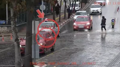 Uşak genelinde trafik ışığı bulunmayan yaya geçitlerinde yapılan denetimlerde 62