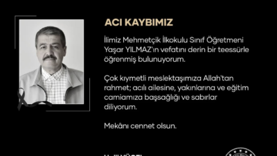 Uşak Mehmetçik İlkokulu Sınıf Öğretmeni Yaşar Yılmaz’ın vefatı Uşak İl