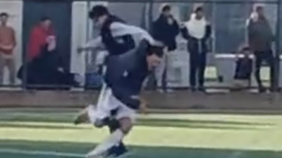 İzmir U18 Ligi Play-Off maçında Anakaya Özçamdibispor ile Güzeltepe Gençlik