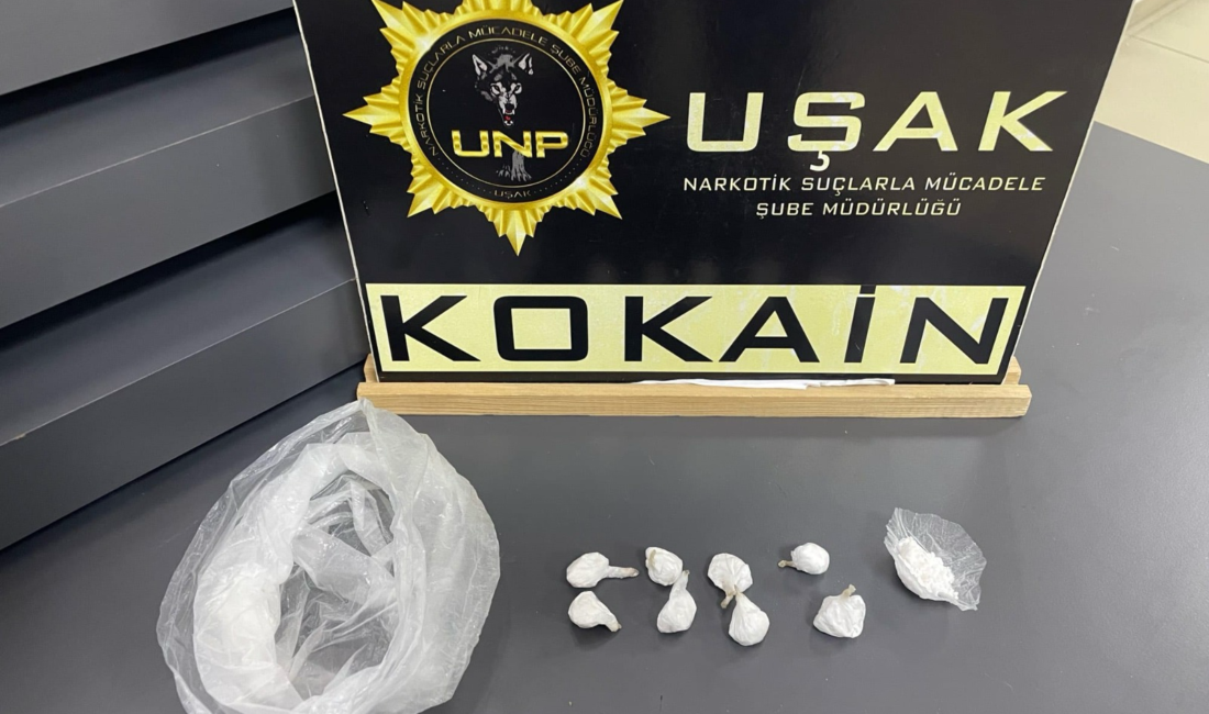 Uşak’ta 06–10 Şubat 2026 tarihleri arasında düzenlenen uyuşturucu operasyonlarında sentetik