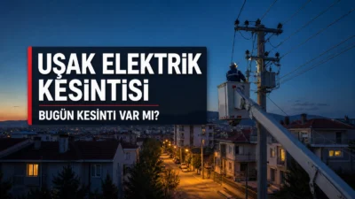 26 Ağustos 2026 tarihinde Uşak genelinde 20 doğrulanmış planlı elektrik